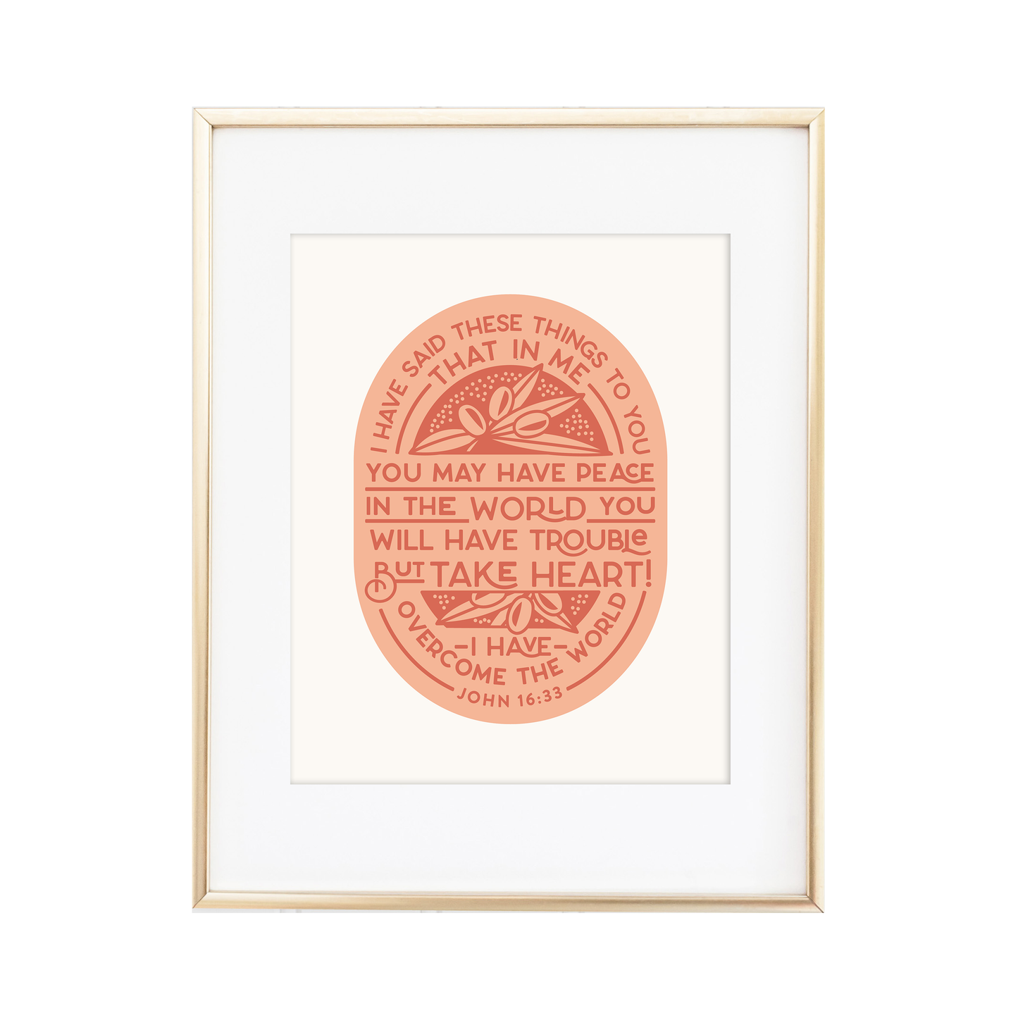 John 16:33 Print