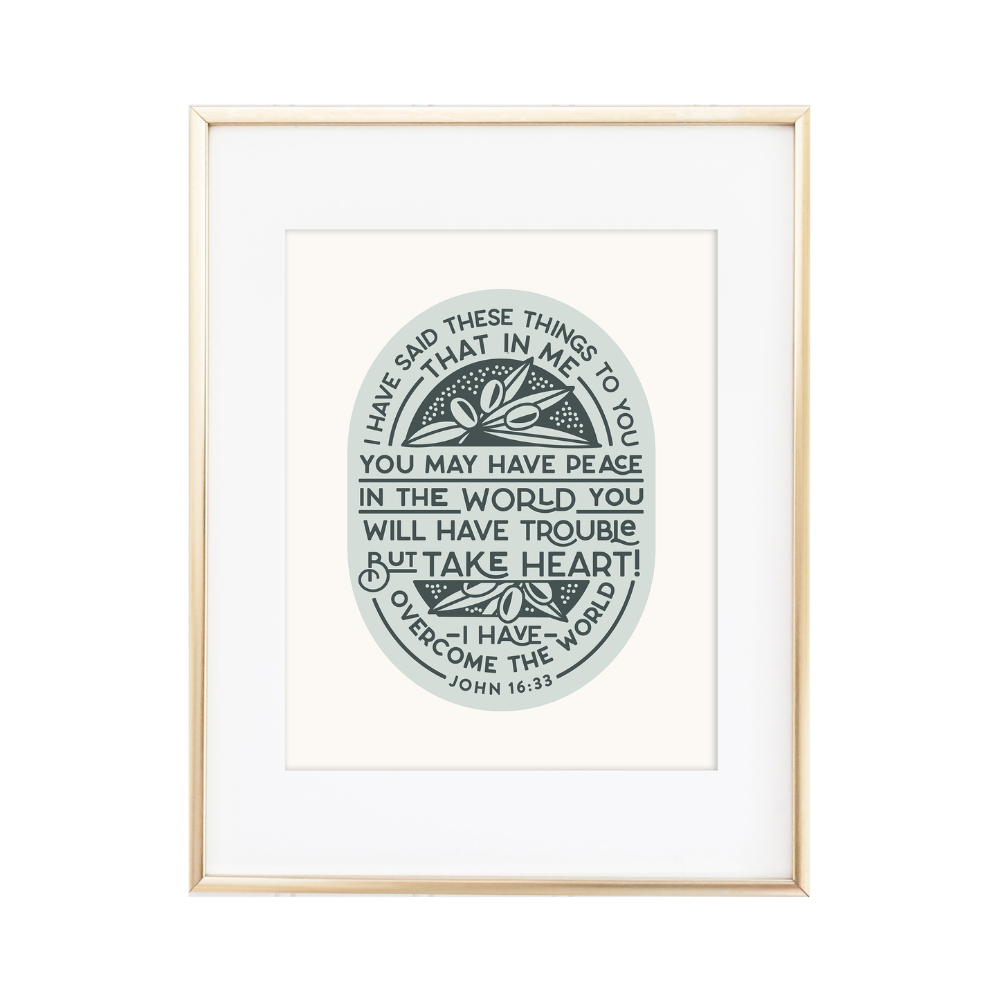 John 16:33 Print