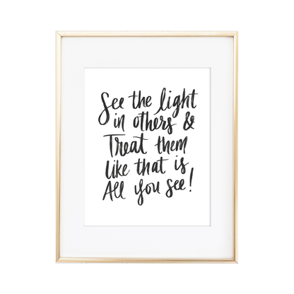 See the Light in Others - Instant Download