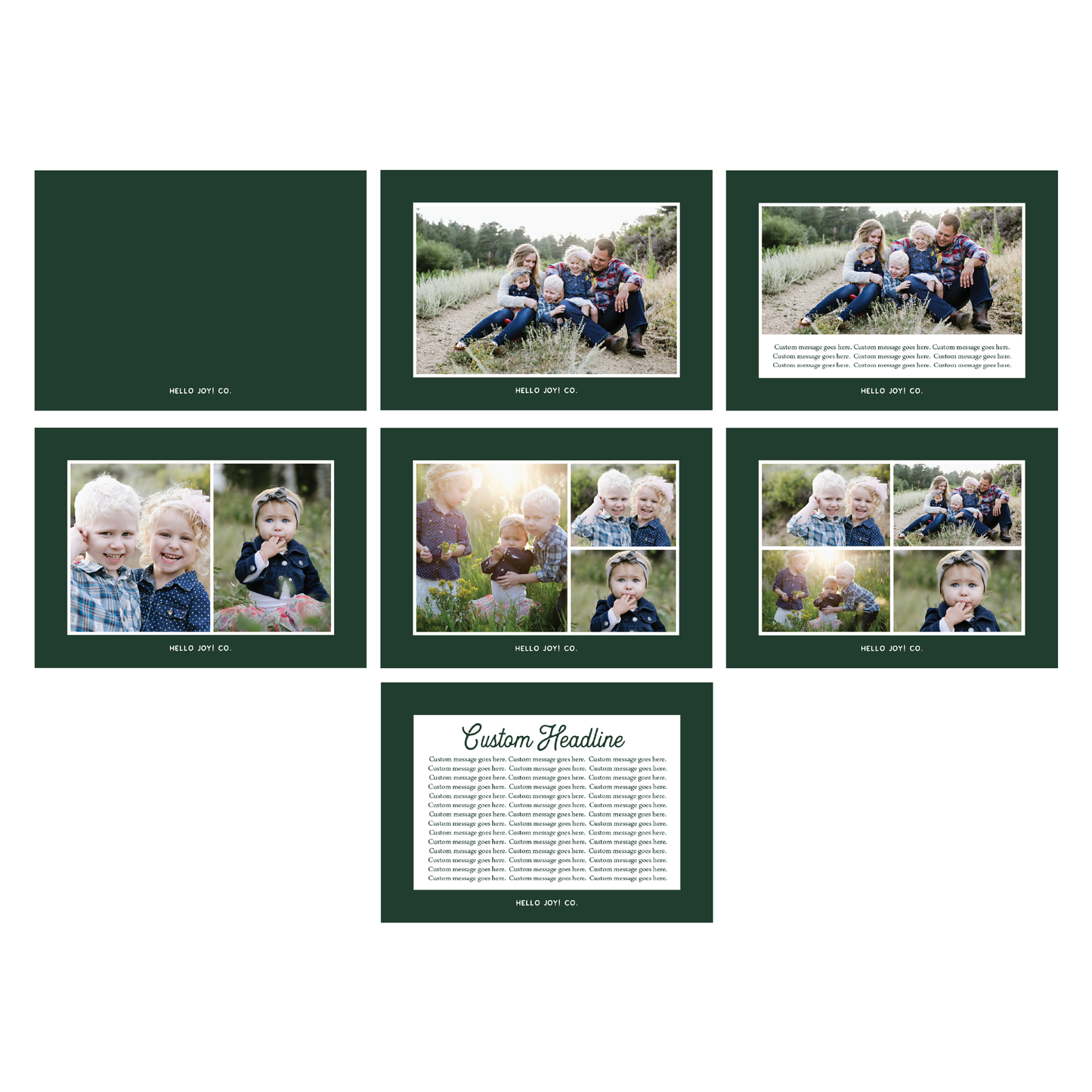 Joy & Love Greeting Card Printable