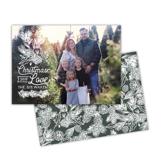White Pine Greeting Card Printable