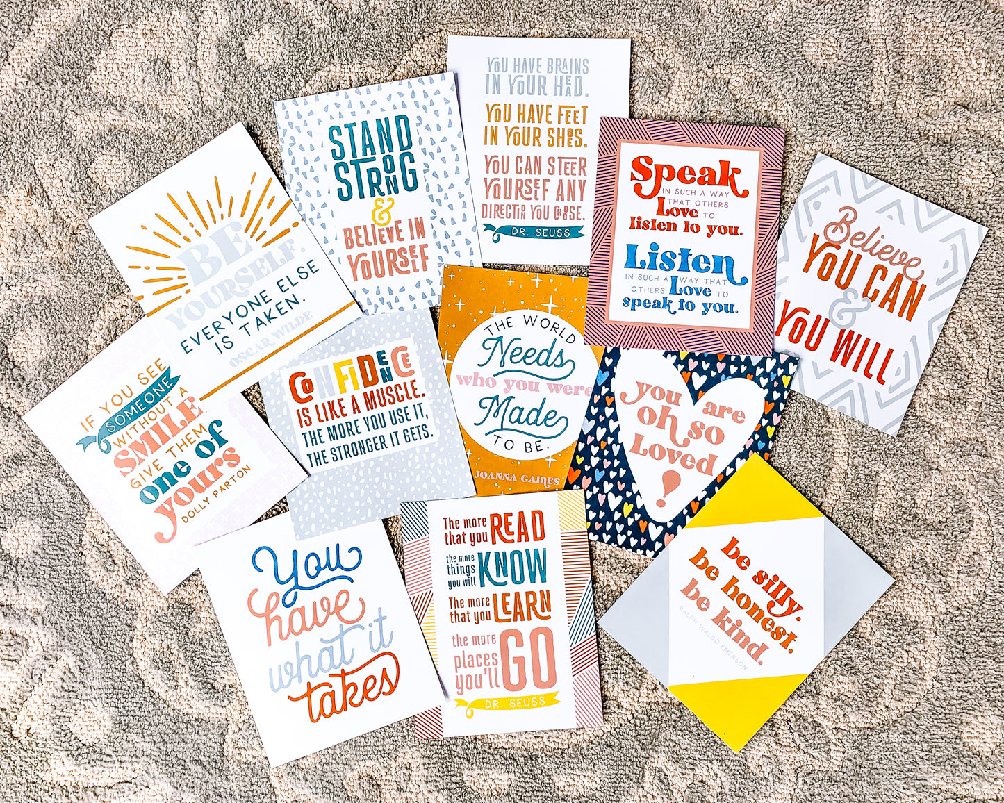 Kids Encouraging Wall Cards