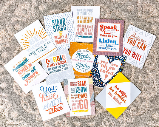 Kids Encouraging Wall Cards