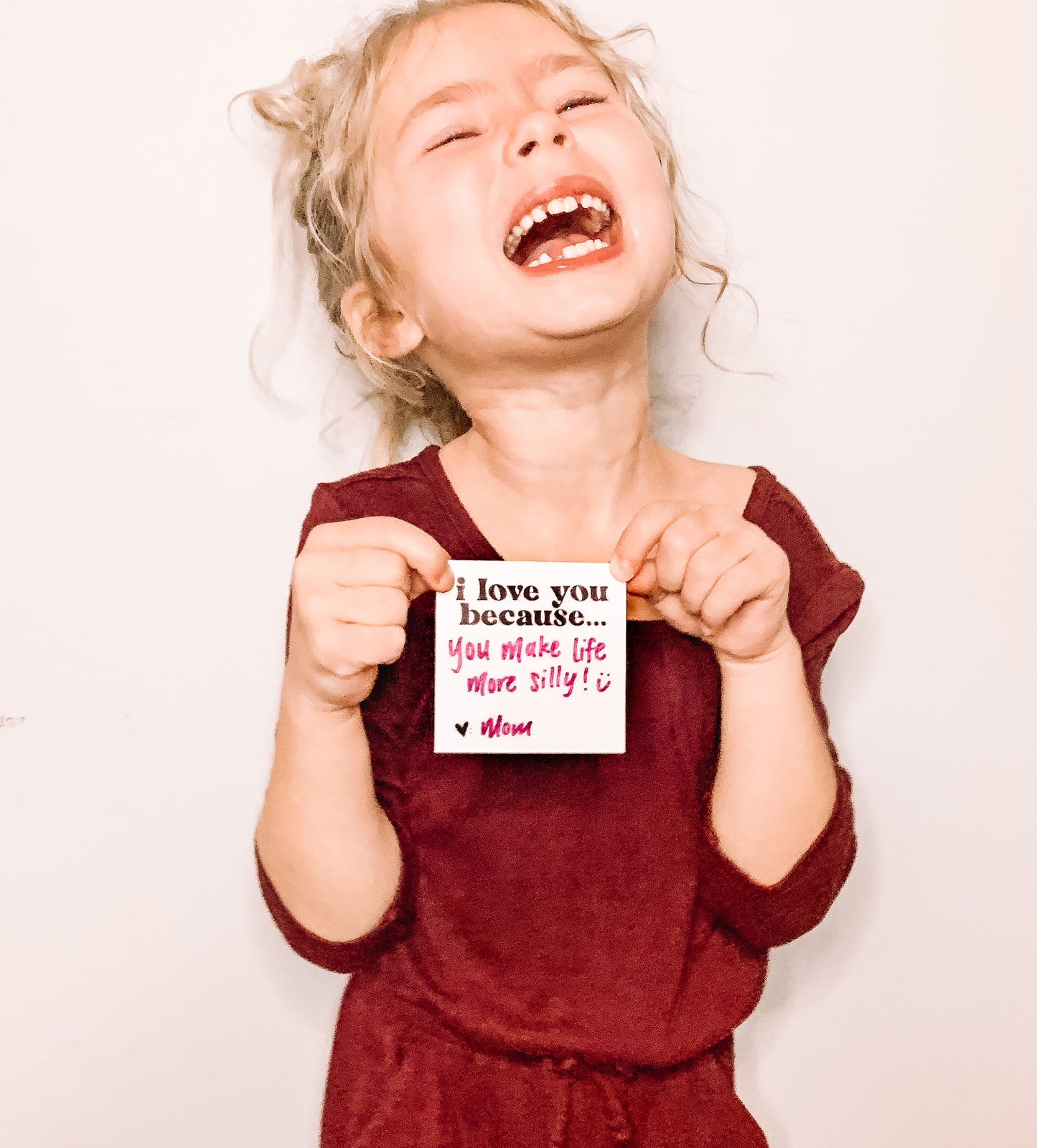 “I Love You Because...” Post-it Notes