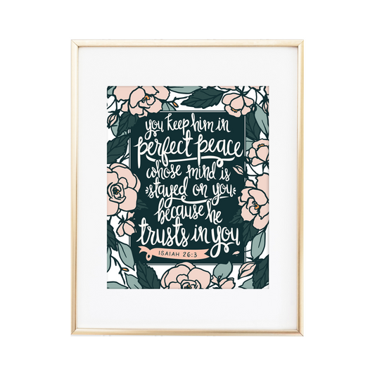 Isaiah 26:3 Print