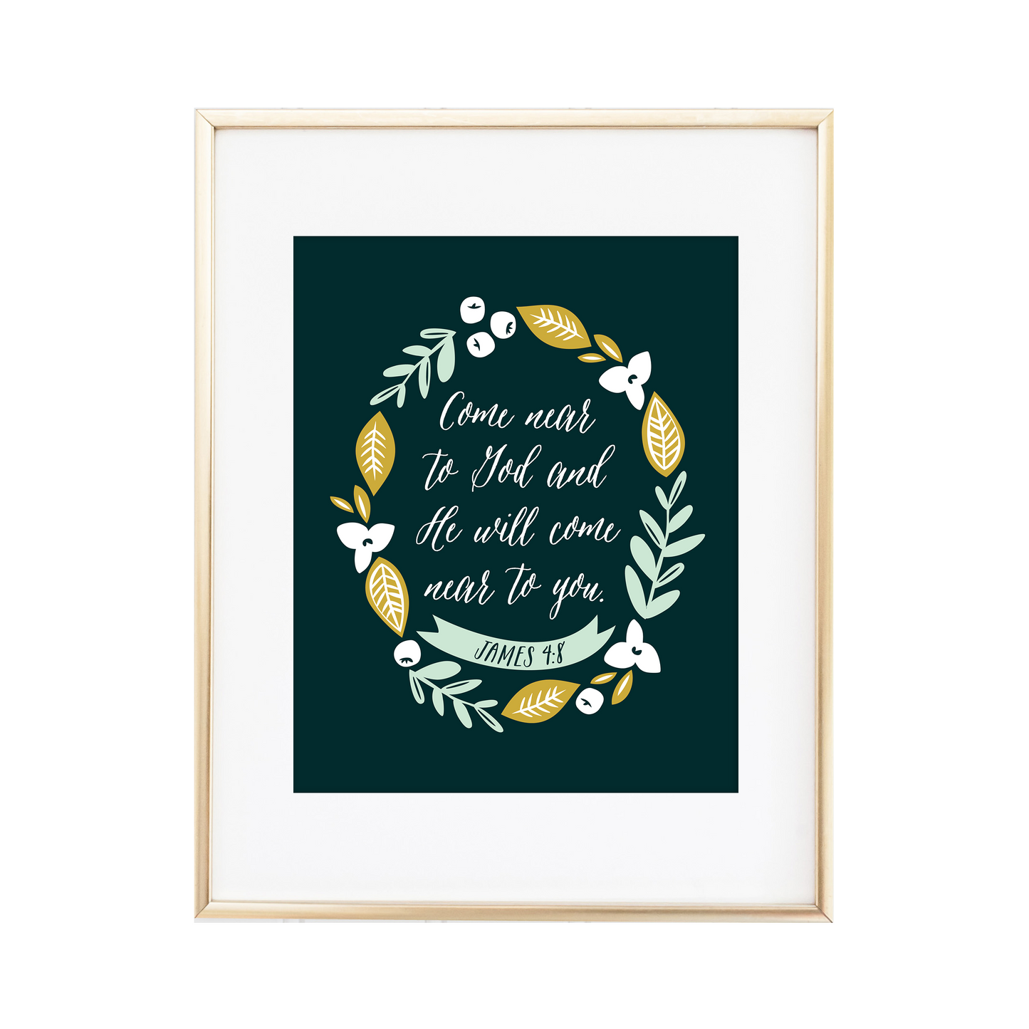 James 4:8 Print