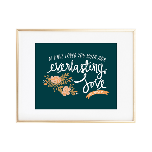 Jeremiah 31:3 Print