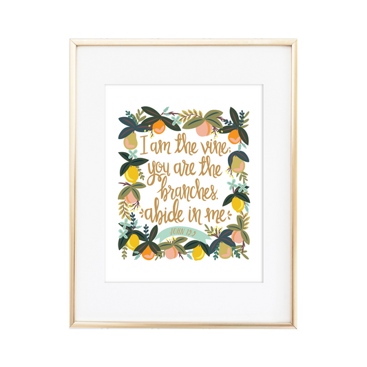 Abide in Me - John 15:5 Print