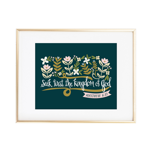 Matthew 6:33 Print