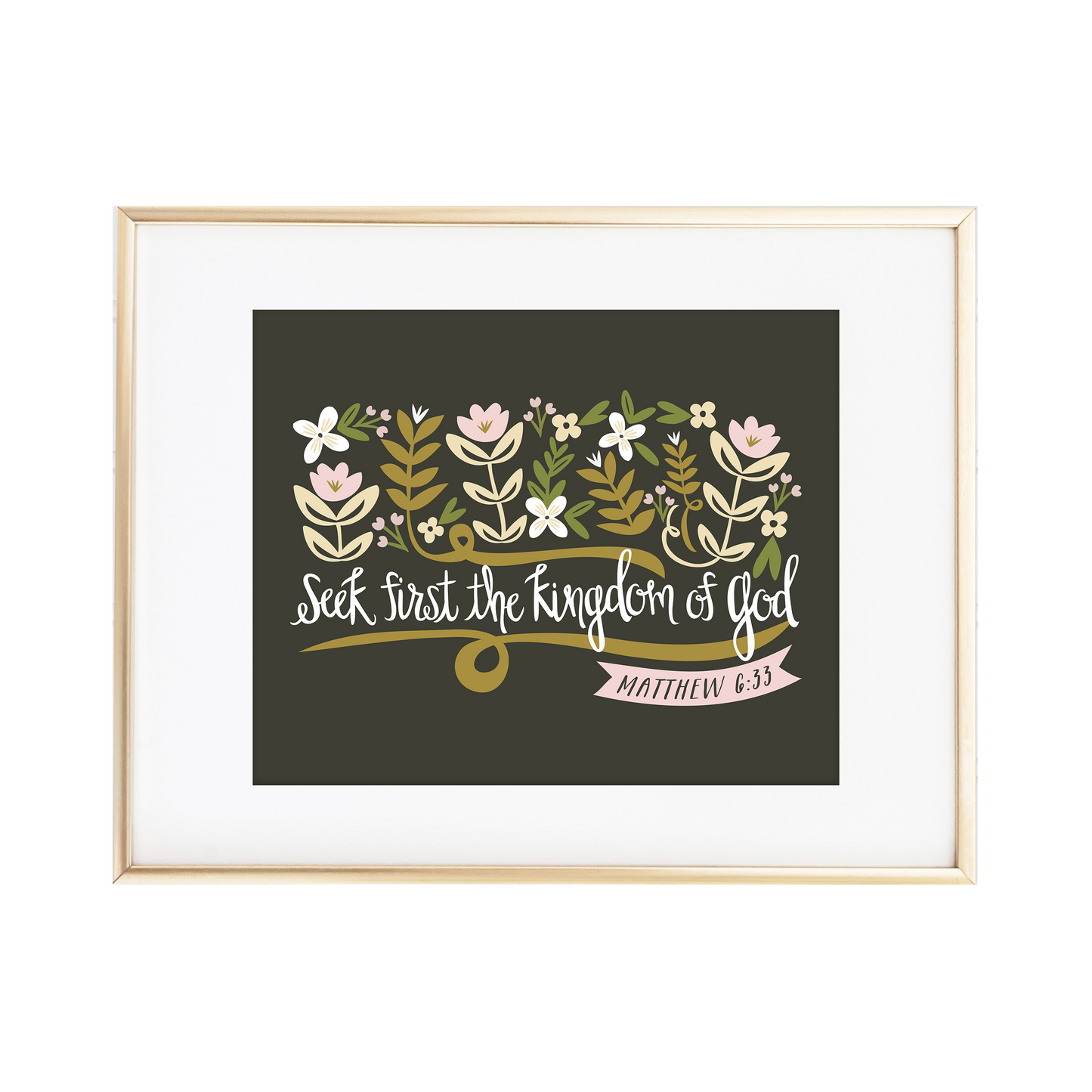 Matthew 6:33 Print