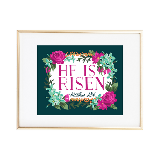 He is Risen - Matthew 28:6 Print