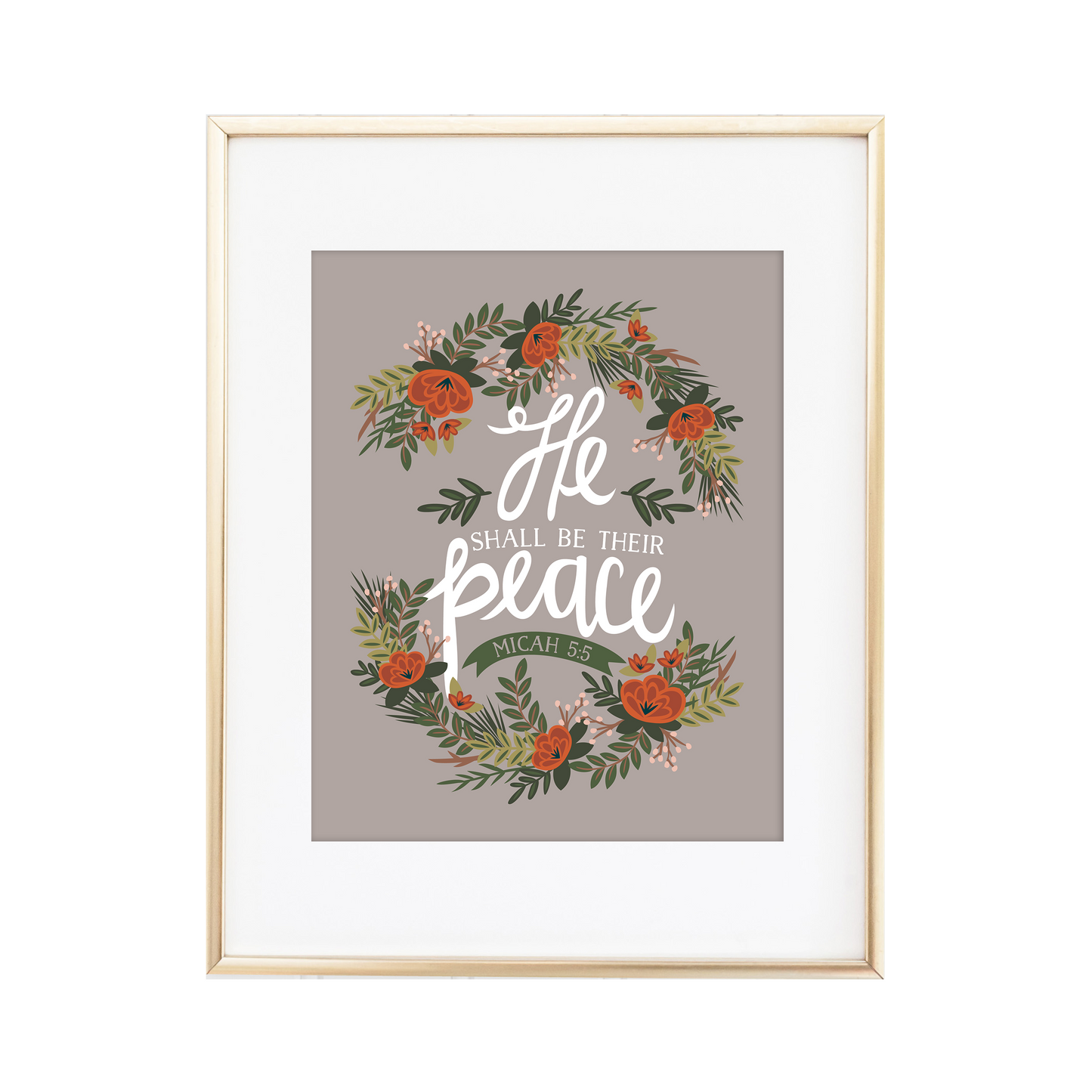 Micah 5:5 Print