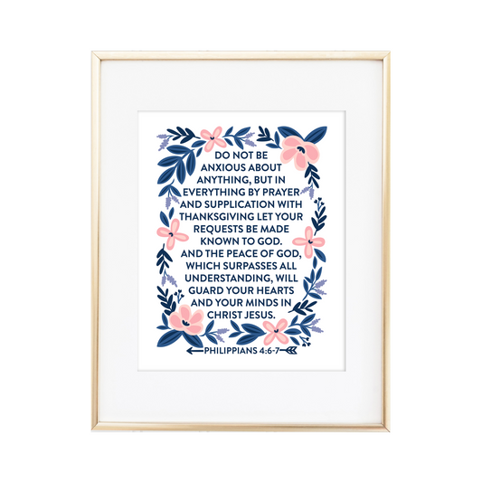 Philippians 4:6-7 Print