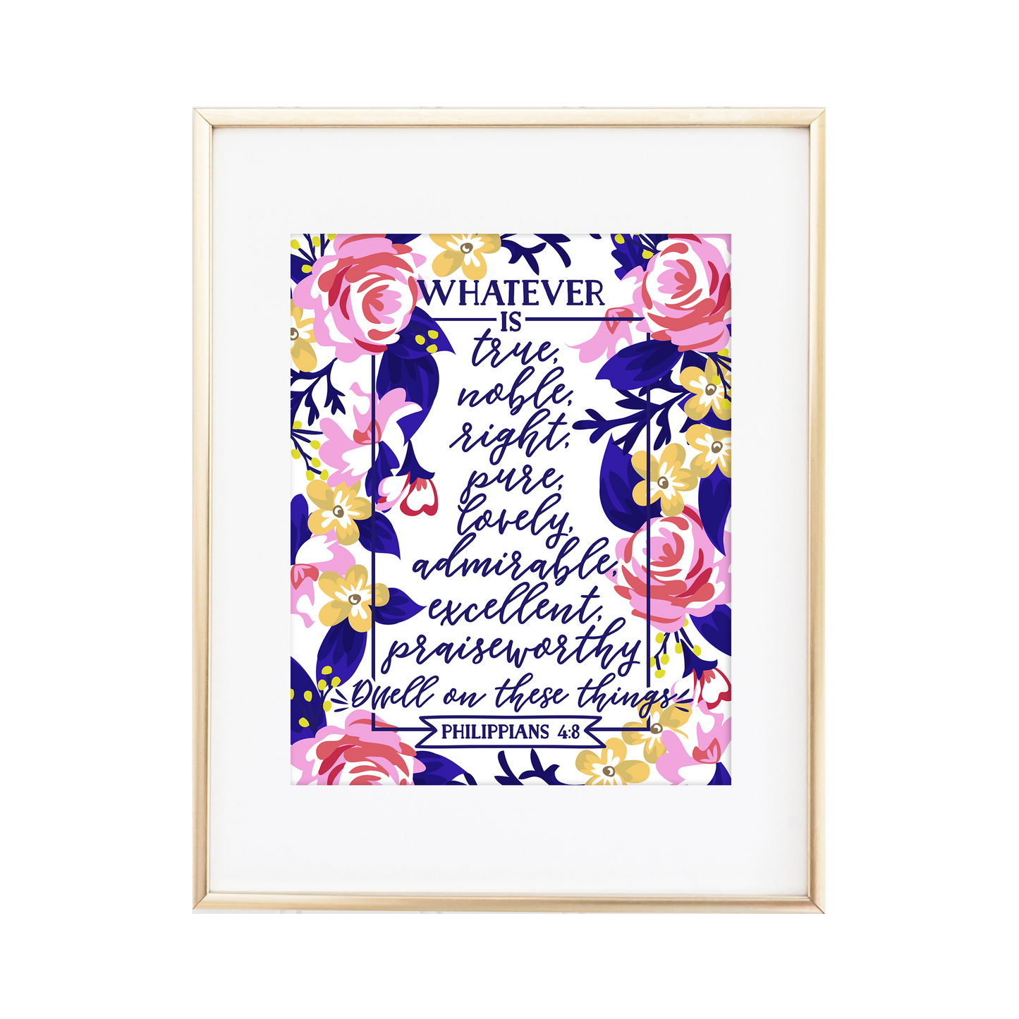 Philippians 4:8 Print