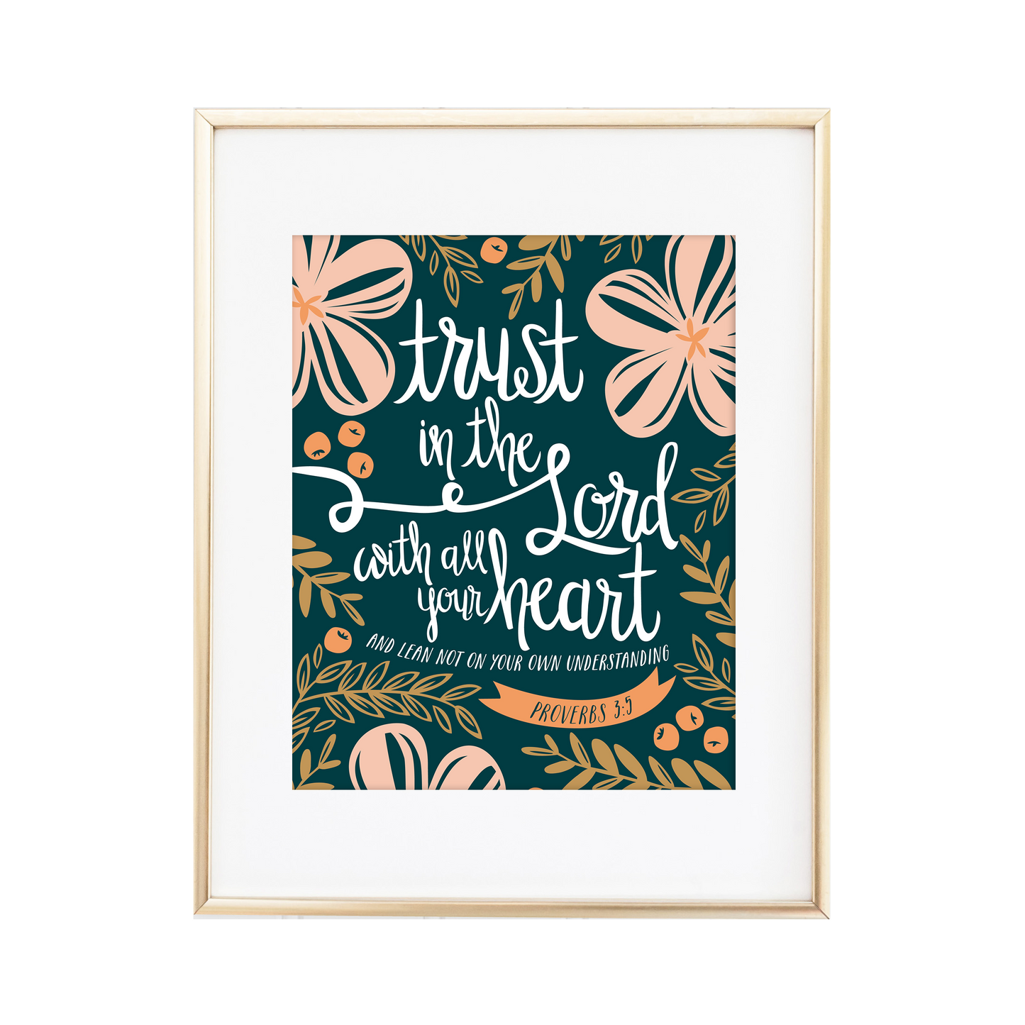 Proverbs 3:5 Print