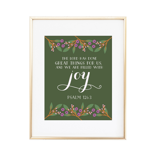 Psalm 126:3 Print