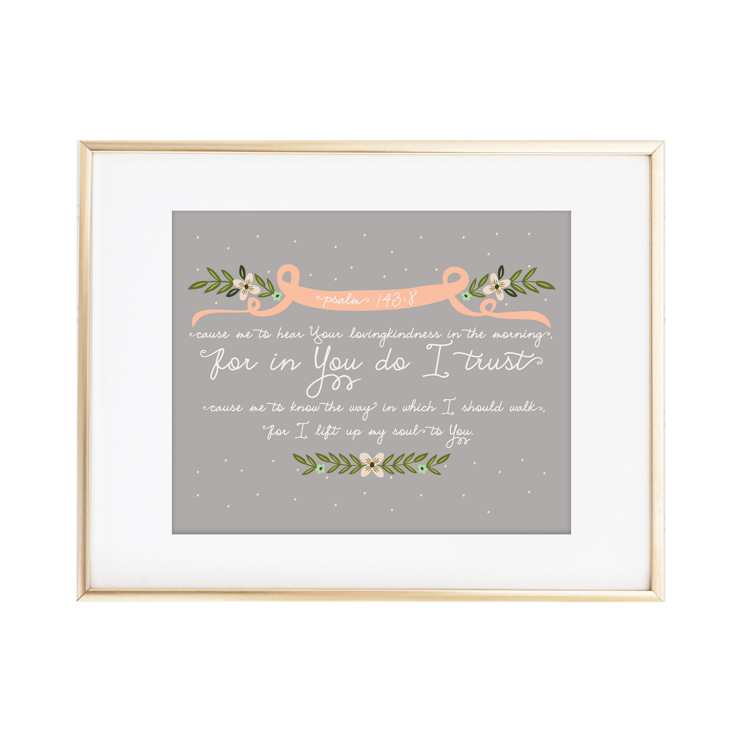 Psalm 143:8 Print