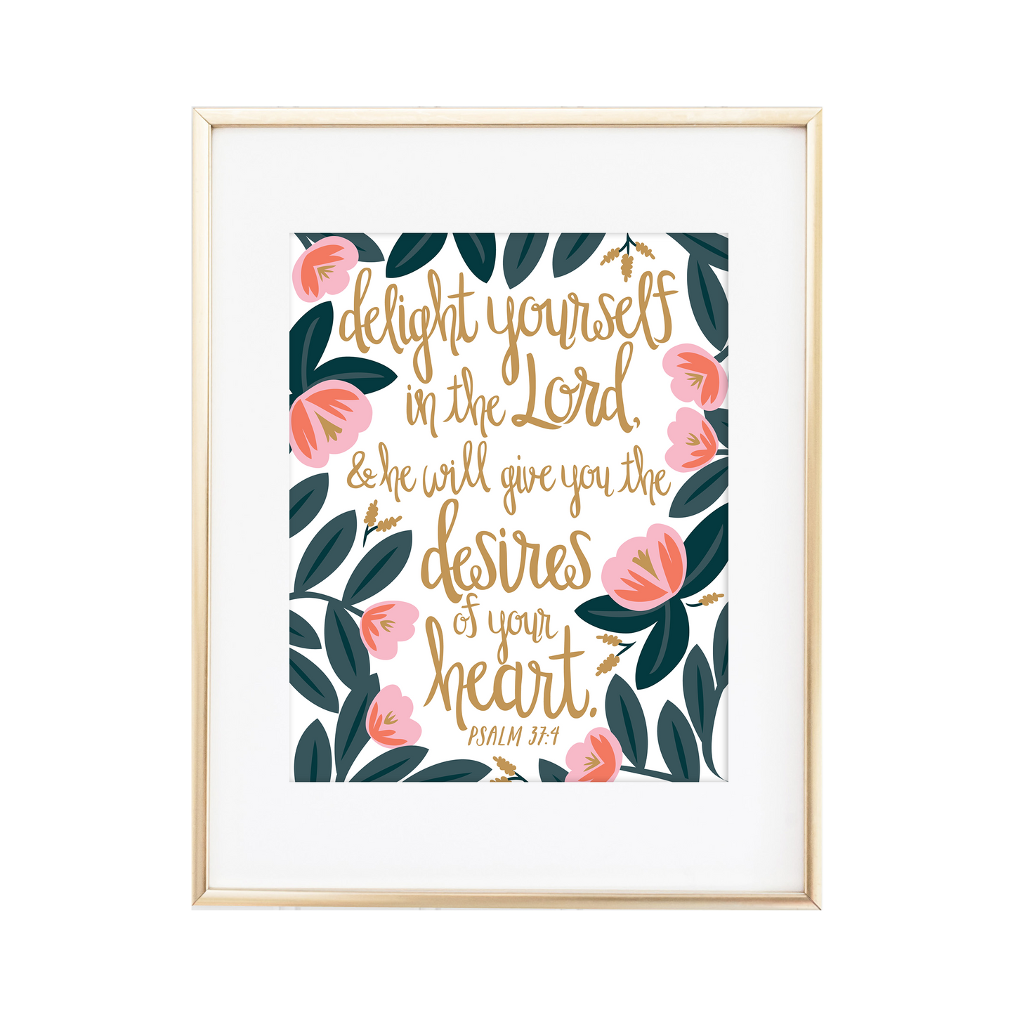 Psalm 37:4 Print