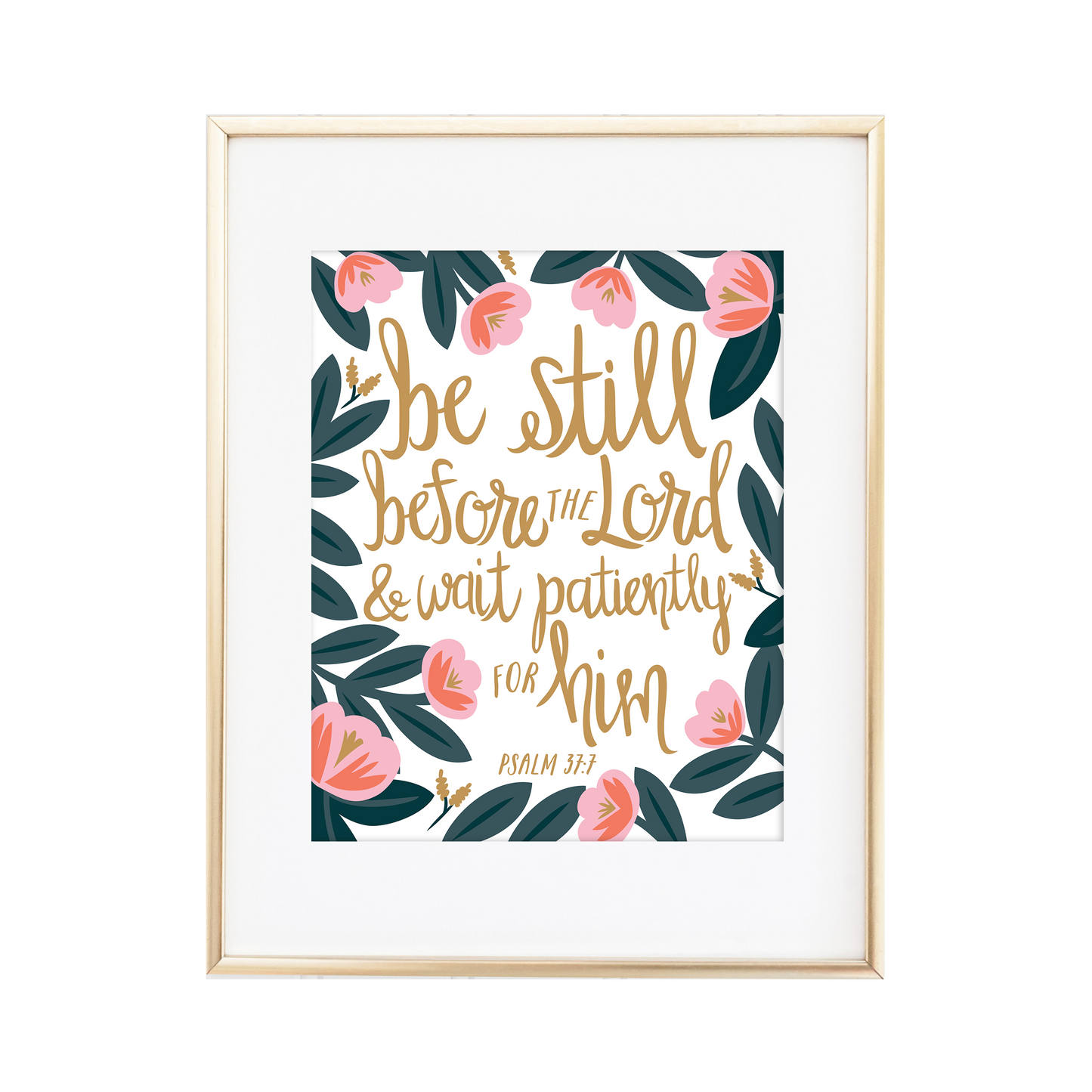 Psalm 37:7 Print