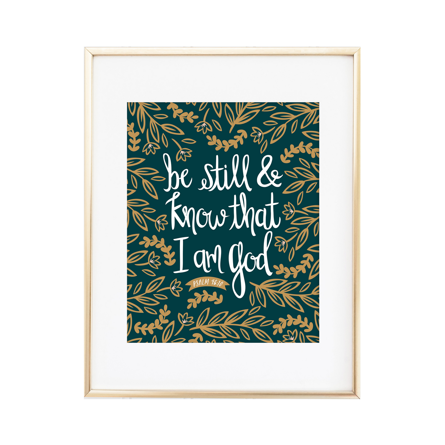 Psalm 46:10 Print
