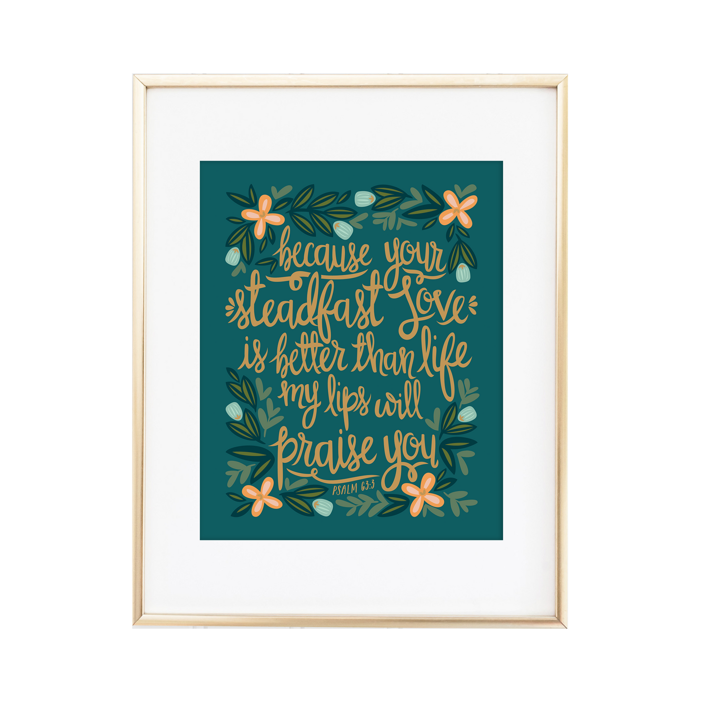 Psalm 63:3 Print