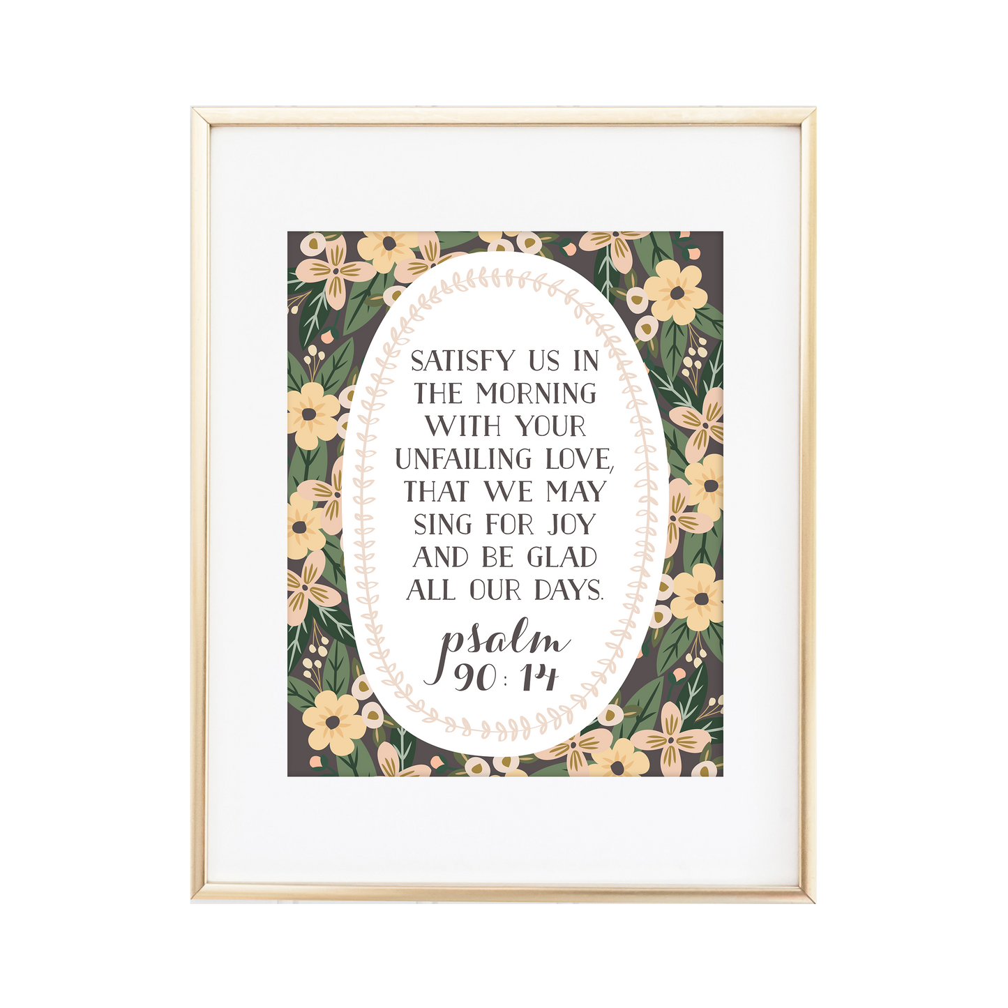 Psalm 90:14 Print