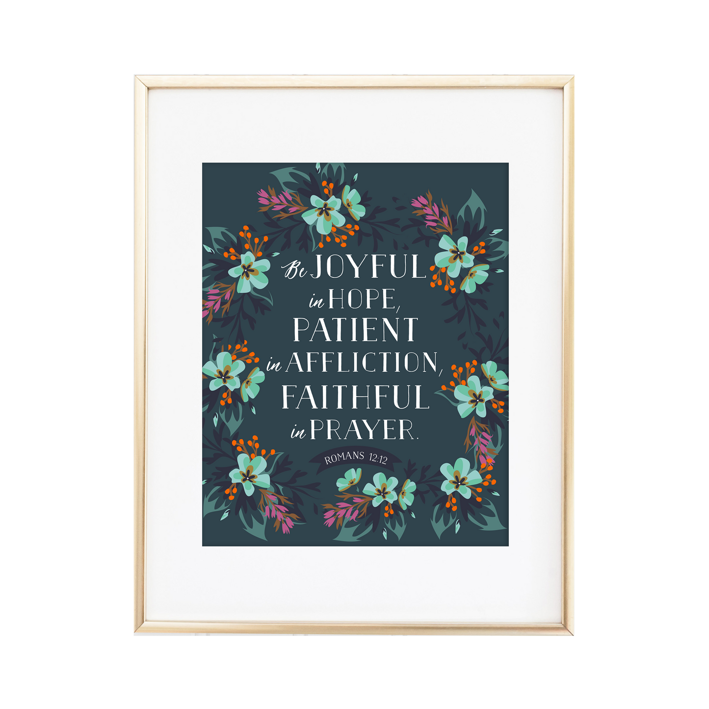 Romans 12:12 Print