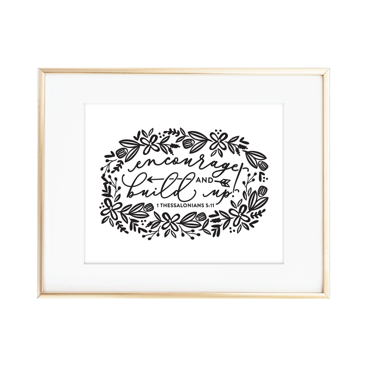 Encourage & Build Up Print