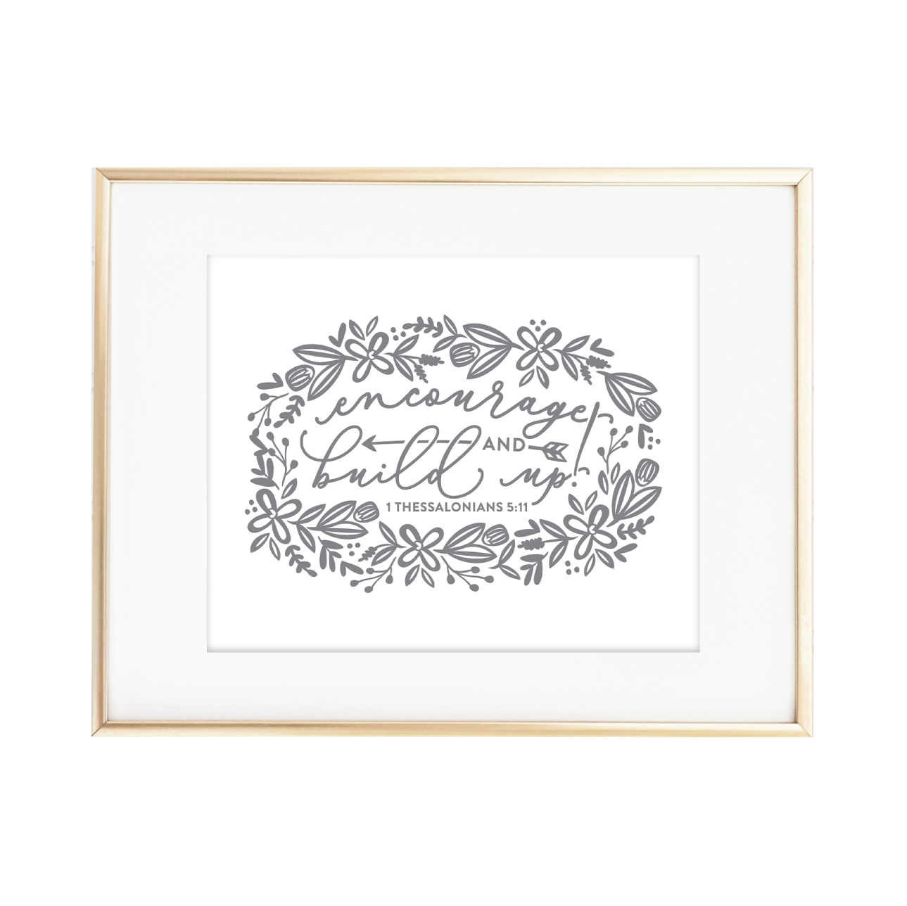 Encourage & Build Up Print