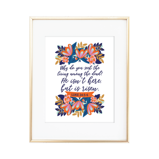Luke 24:5-6 Print