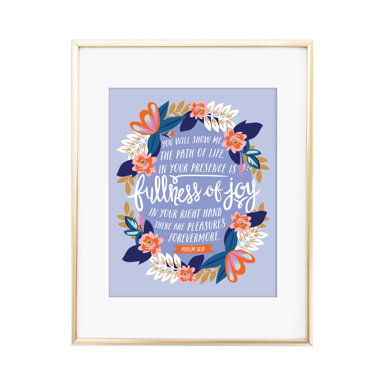 Psalm 16:11 Print