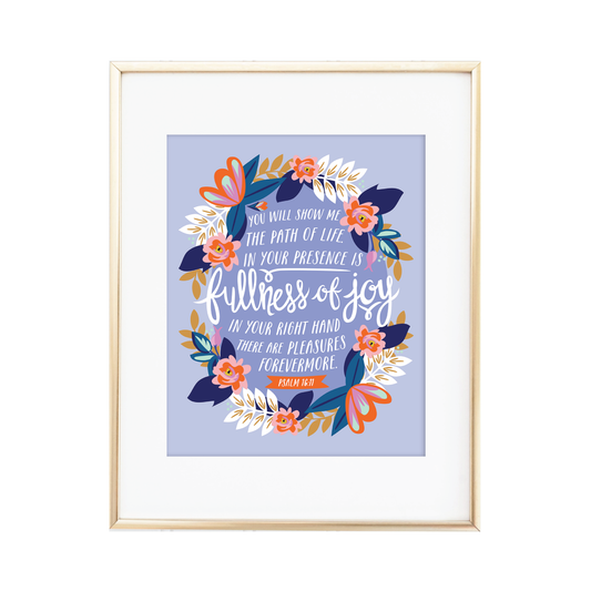 Psalm 16:11 Print