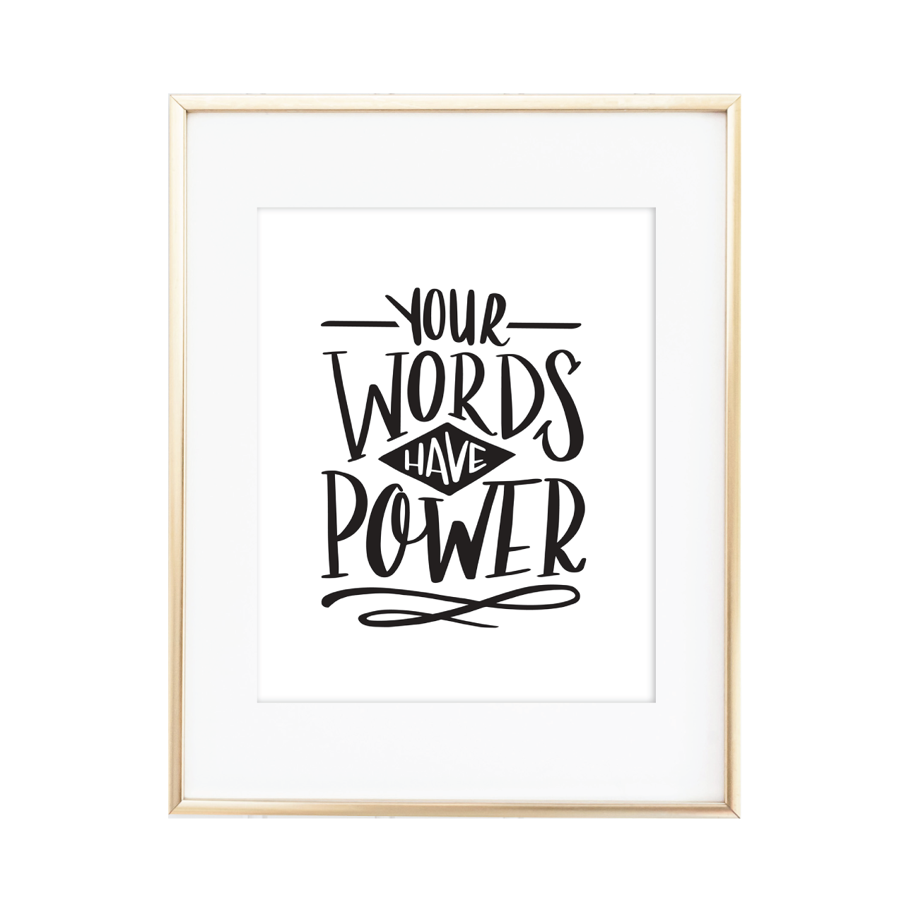 Your Words Have Power Print