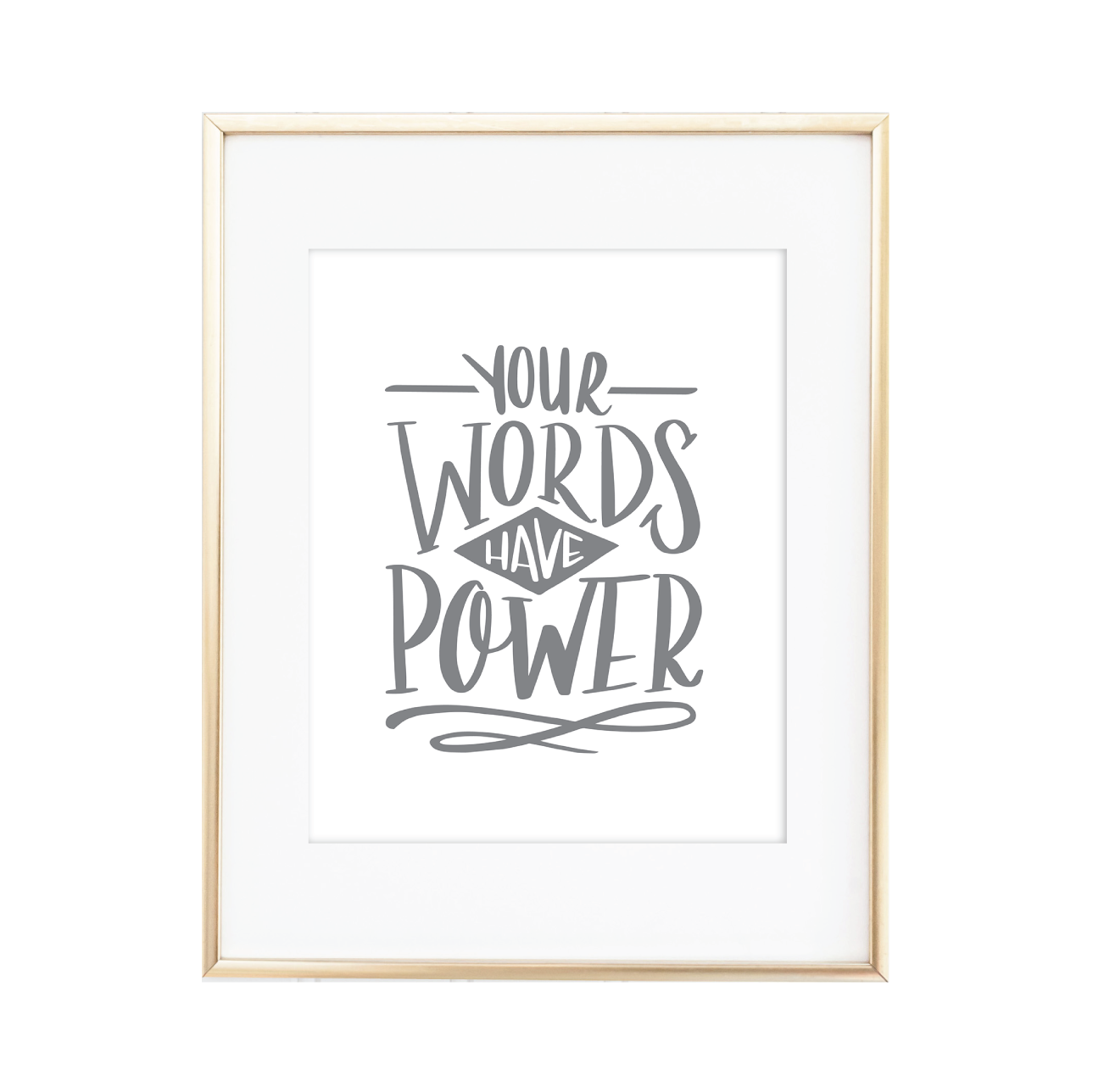 Your Words Have Power Print