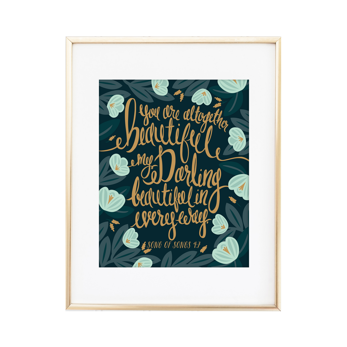 Song of Songs 4:7 Print