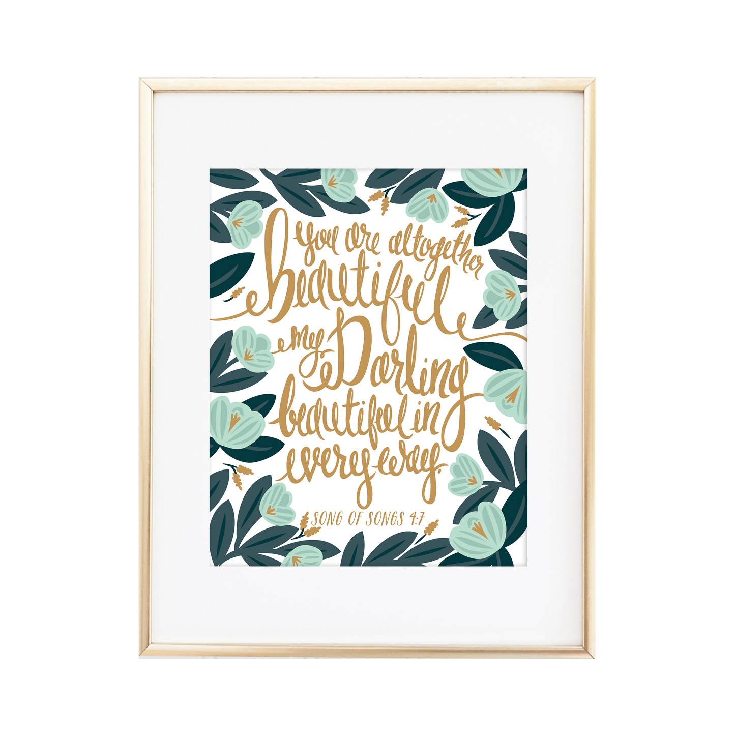 Song of Songs 4:7 Print