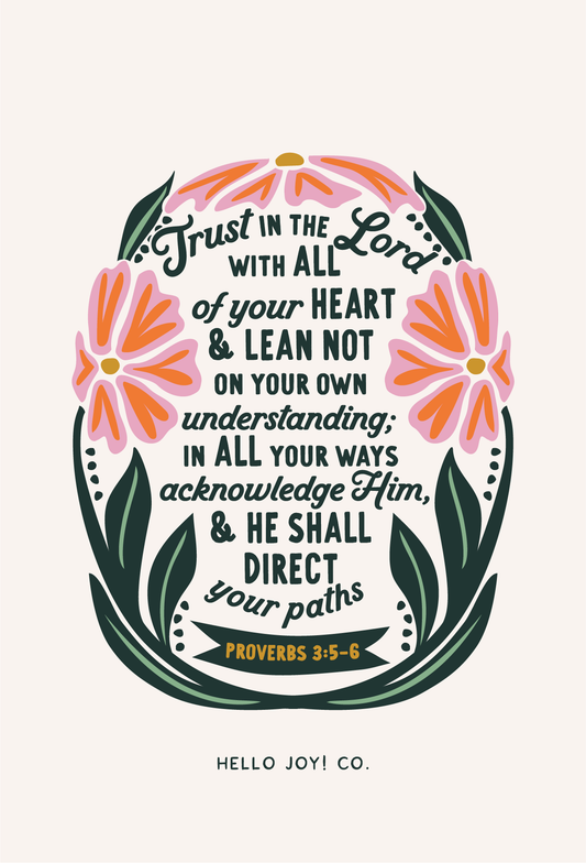 Encouraging Wednesdays ... Proverbs 3:5-6