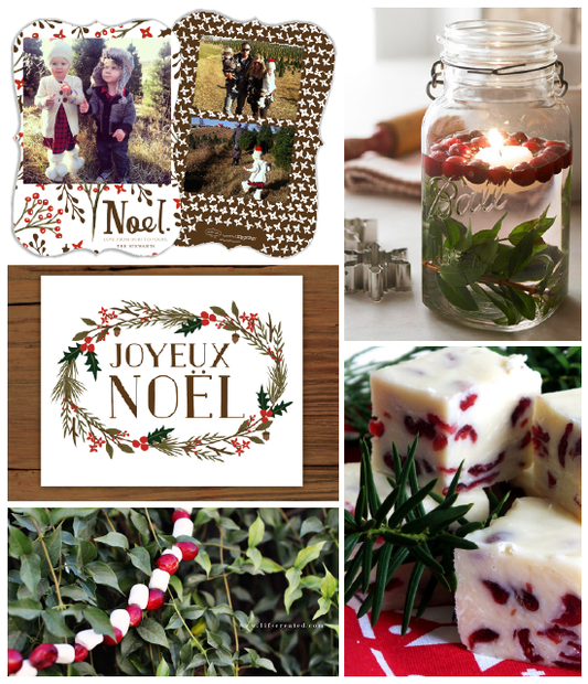 Little bits of inspiration from our Christmas Card!