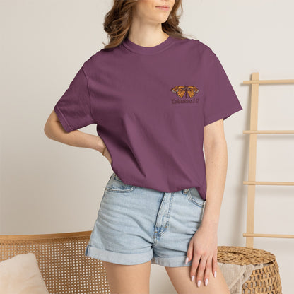 Scripture Butterfly T-Shirt — Colossians 3:12 Inspirational Floral Tee