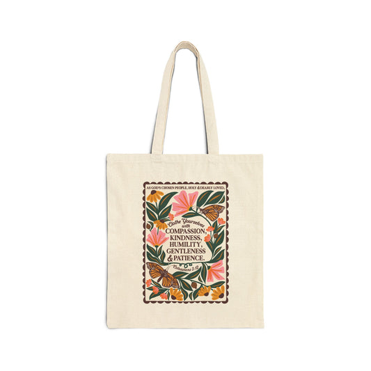 Copy of Inspirational "Do Not Fear" Canvas Tote Bag