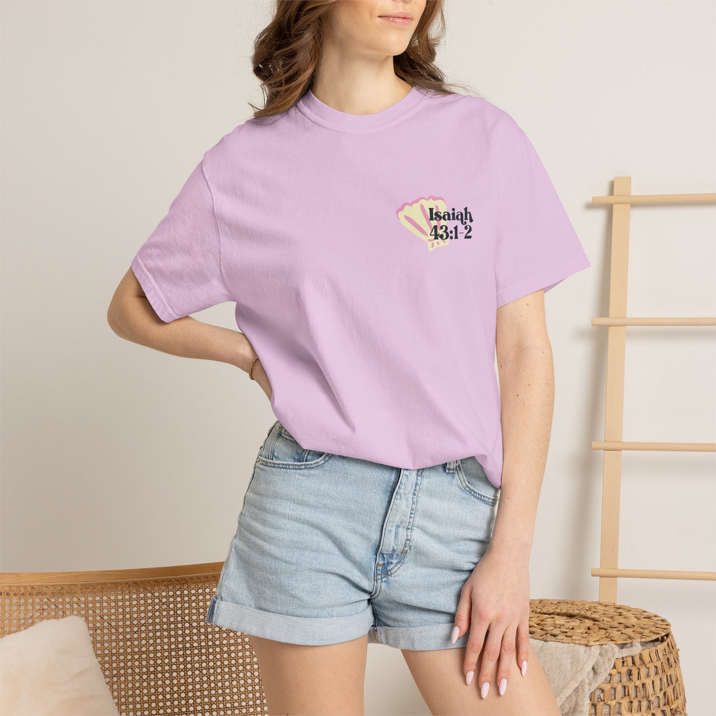 Isaiah 43:1-2 Faith T-Shirt — "Do Not Fear, I Will Be With You" Christian Tee