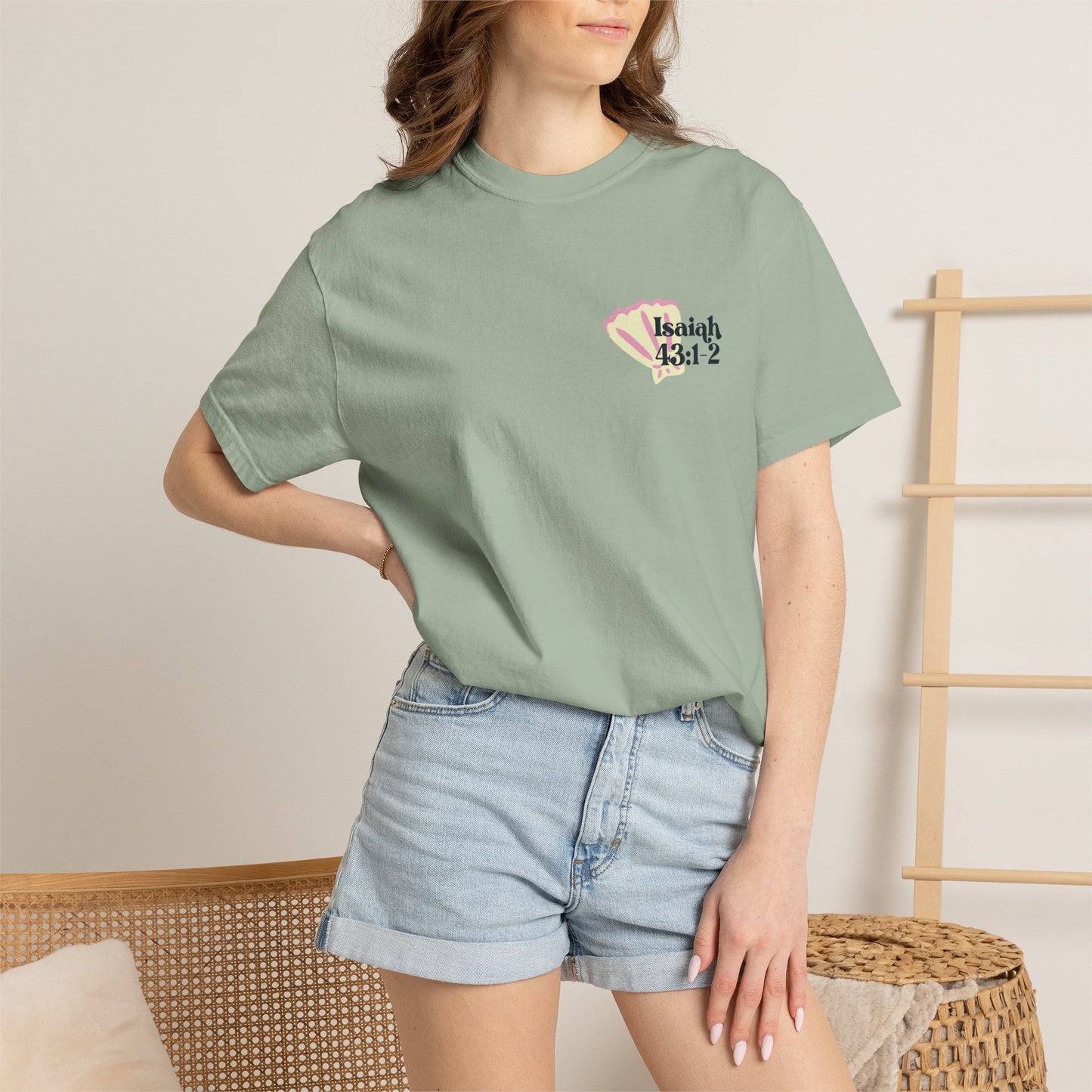 Isaiah 43:1-2 Faith T-Shirt — "Do Not Fear, I Will Be With You" Christian Tee