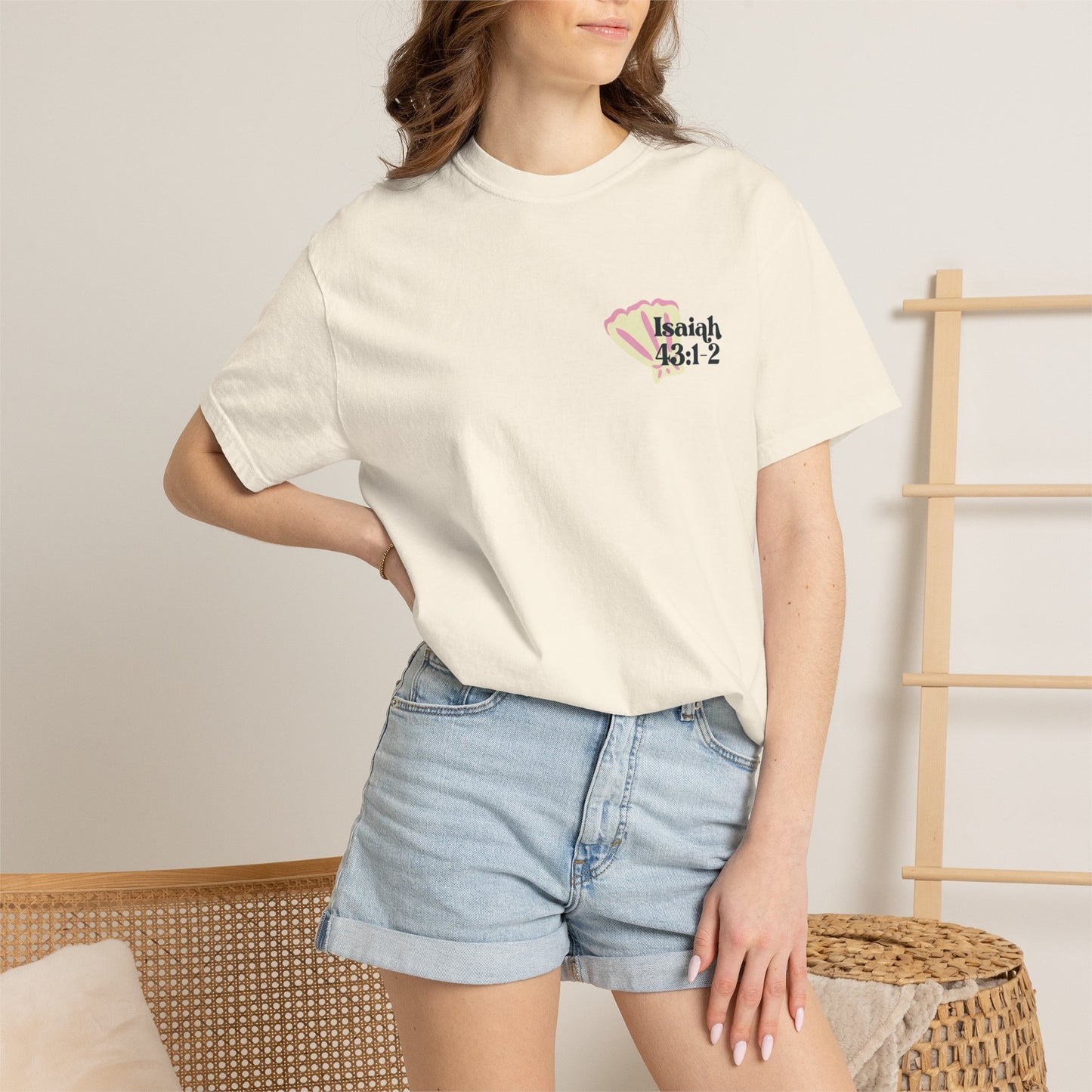 Isaiah 43:1-2 Faith T-Shirt — "Do Not Fear, I Will Be With You" Christian Tee