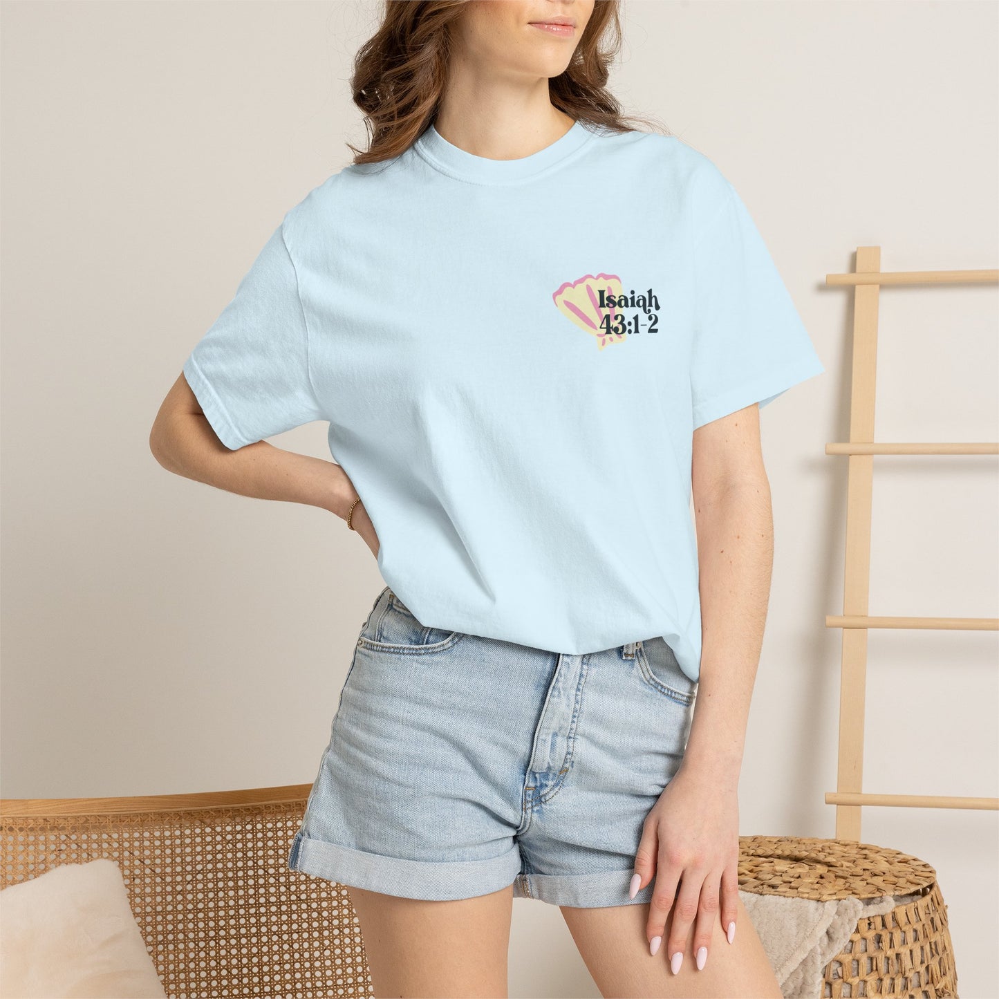 Isaiah 43:1-2 Faith T-Shirt — "Do Not Fear, I Will Be With You" Christian Tee