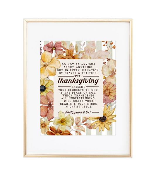 PHILIPPIANS 4:6-7 - Instant Download