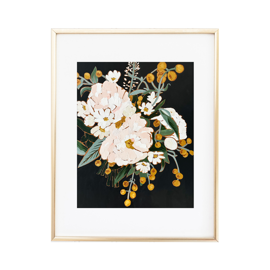 Peony Bouquet Art Print