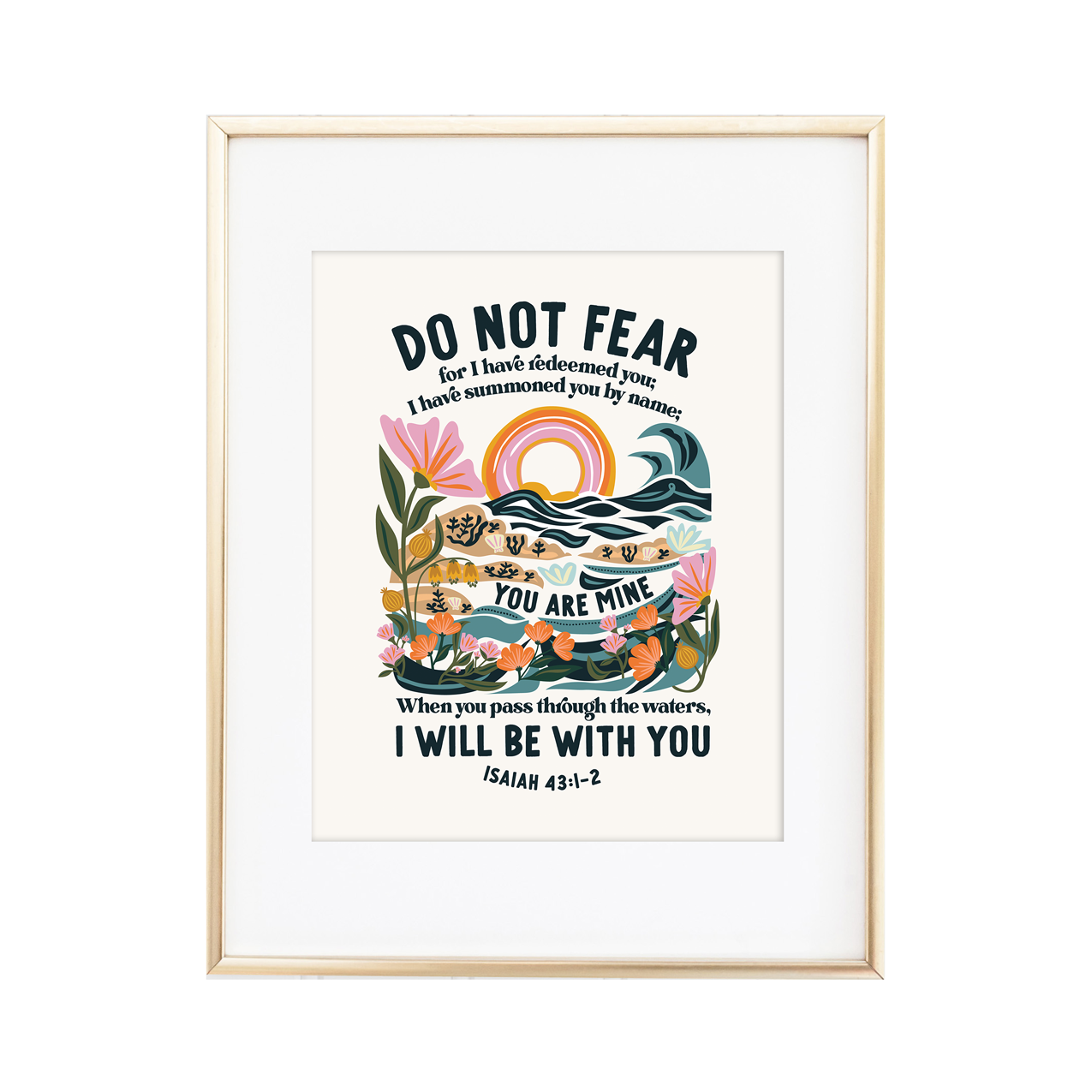 Isaiah 43:1-2 Print