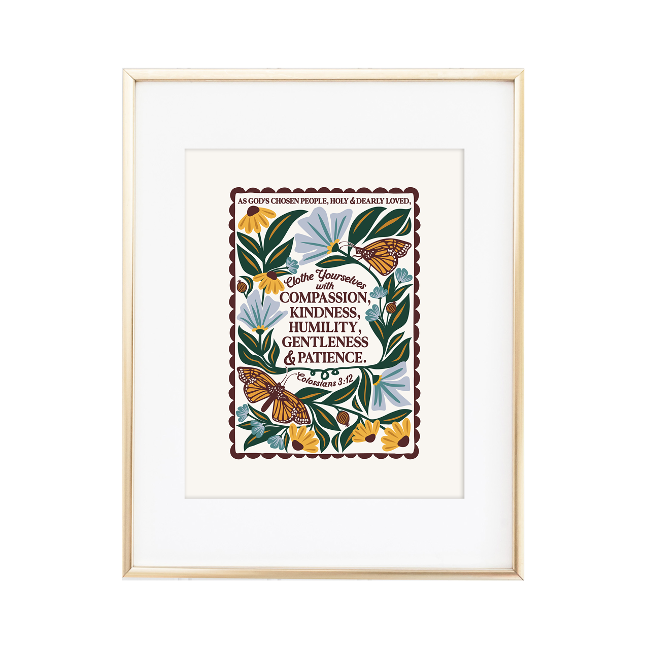 Clothe Yourselves with... - Colossians 3:12 Print