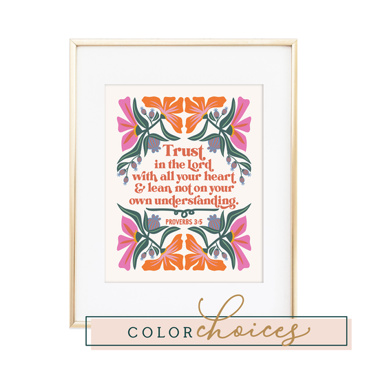 Proverbs 3:5 Print