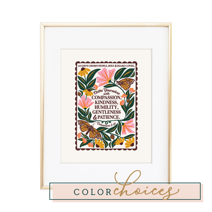 Clothe Yourselves with... - Colossians 3:12 Print